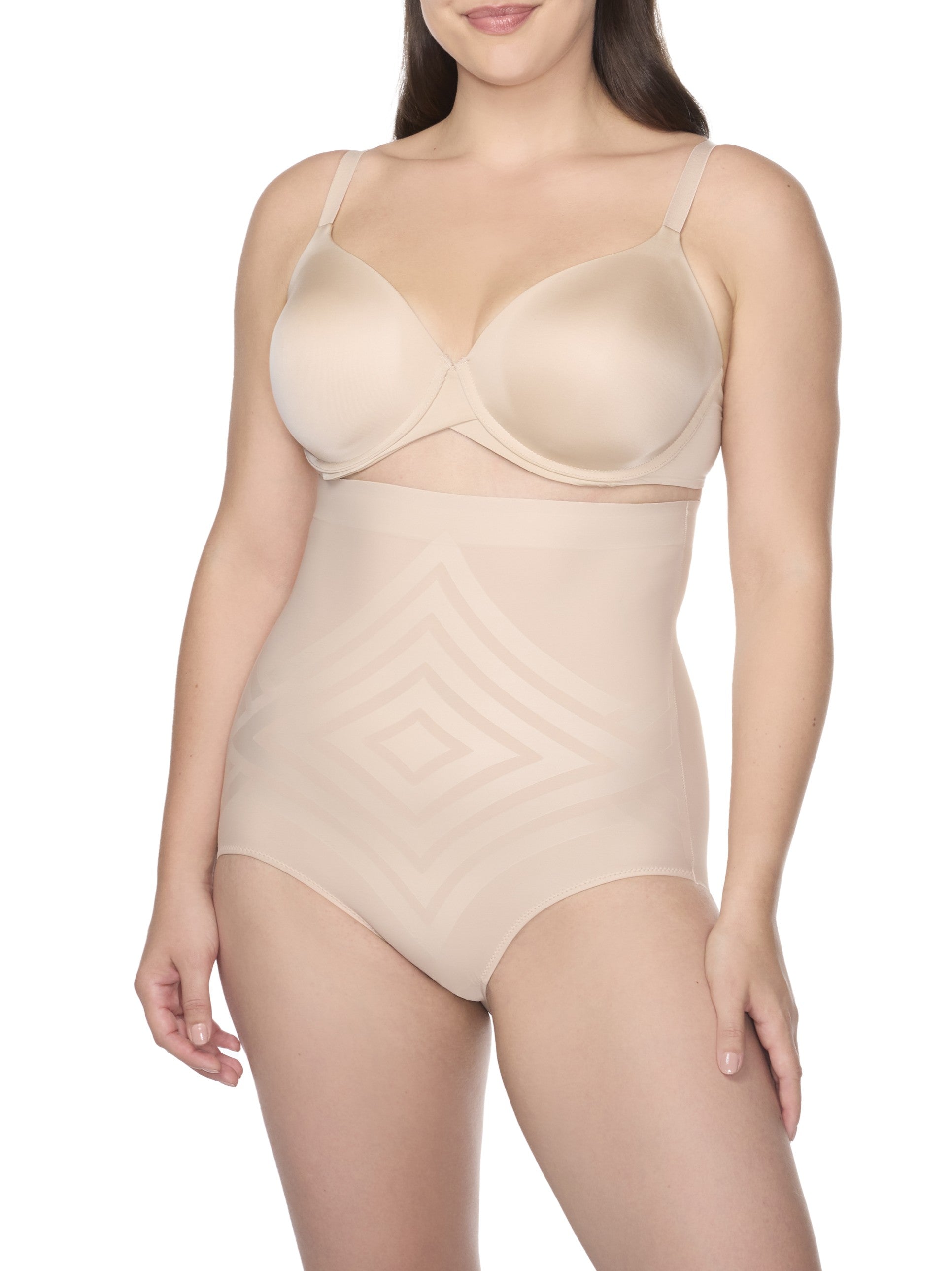 High-Waist Shaping Brief with LYCRA FitSense® print technology